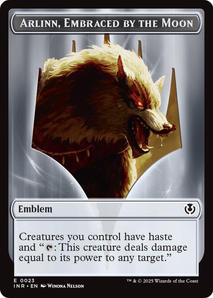 Arlinn, Embraced by the Moon Emblem - Image 1