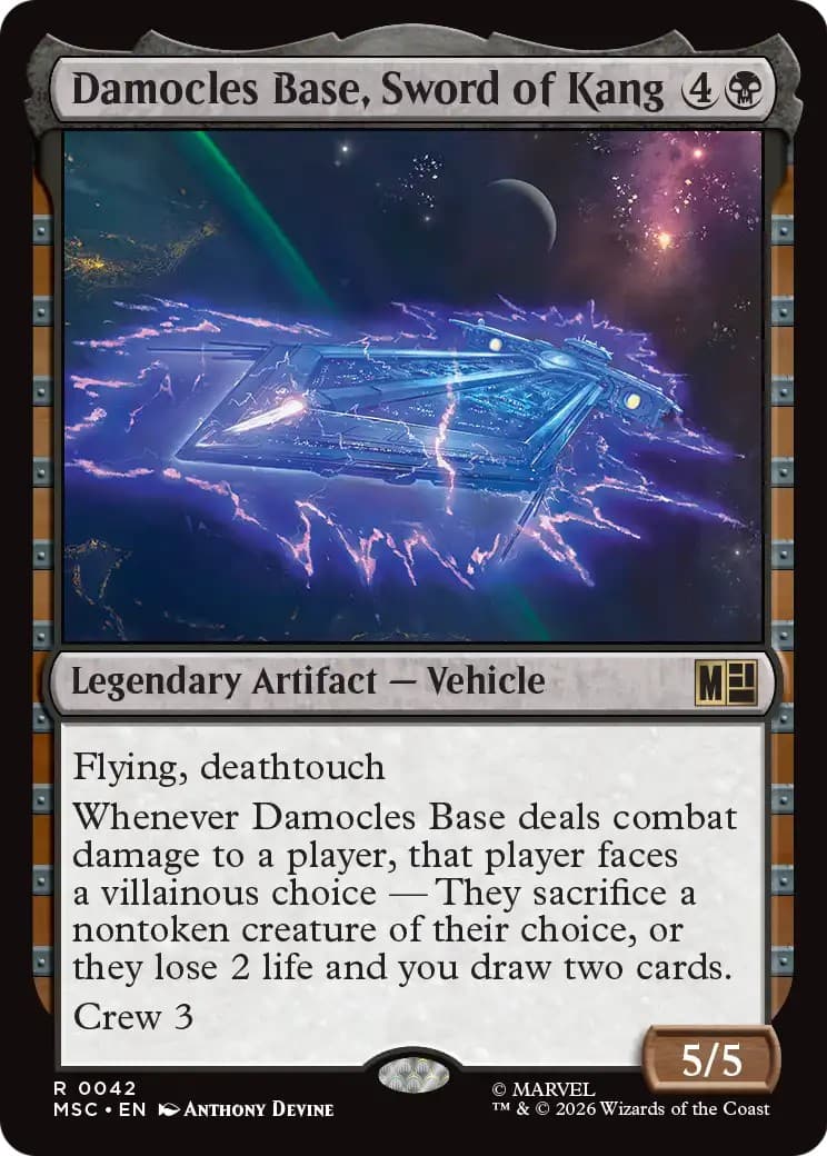 Damocles Base, Sword of Kang - Image 1