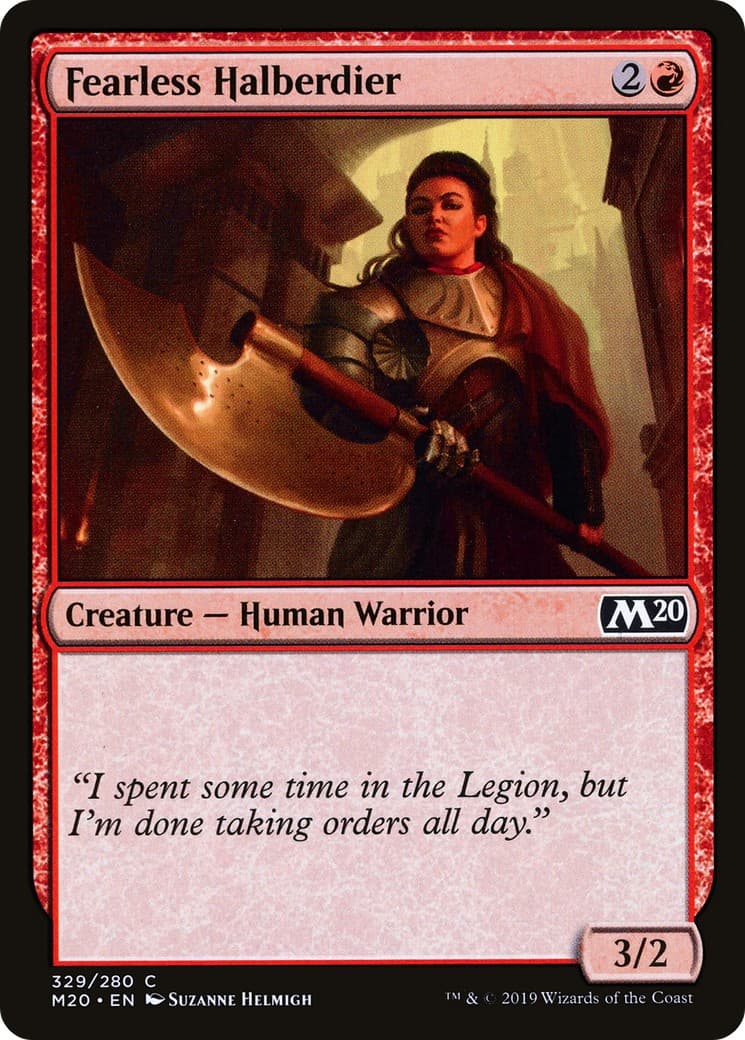 Fearless Halberdier - Image 1