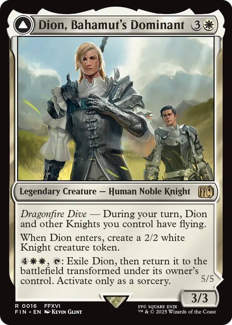 Dion, Bahamut's Dominant // Bahamut, Warden of Light - Image 1