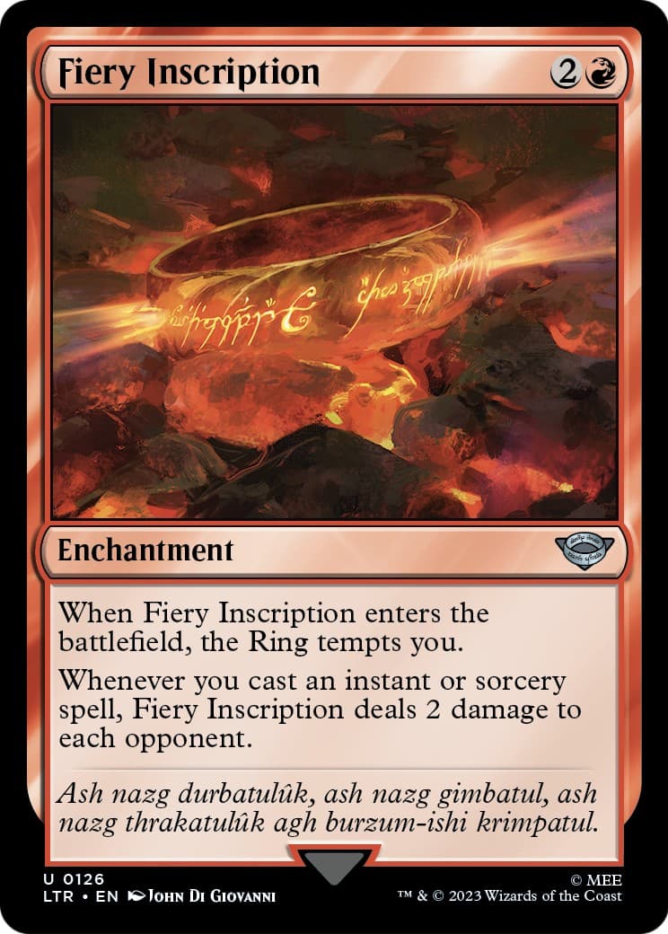 Fiery Inscription - Image 1