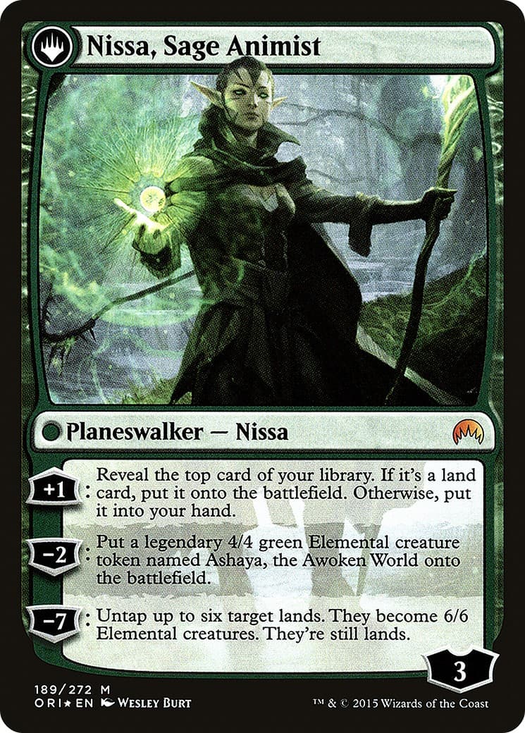 Nissa, Vastwood Seer // Nissa, Sage Animist thumbnail 2