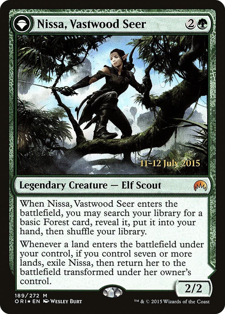 Nissa, Vastwood Seer // Nissa, Sage Animist - Image 1