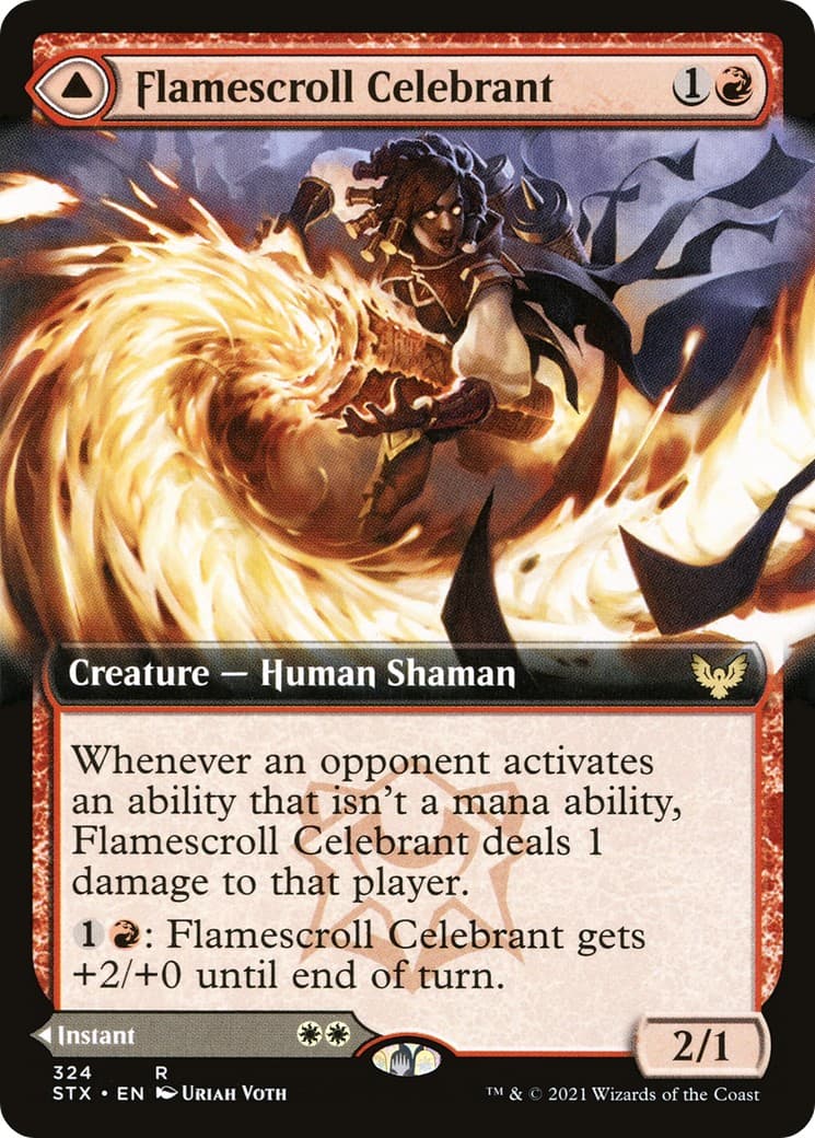 Flamescroll Celebrant // Revel in Silence - Image 1