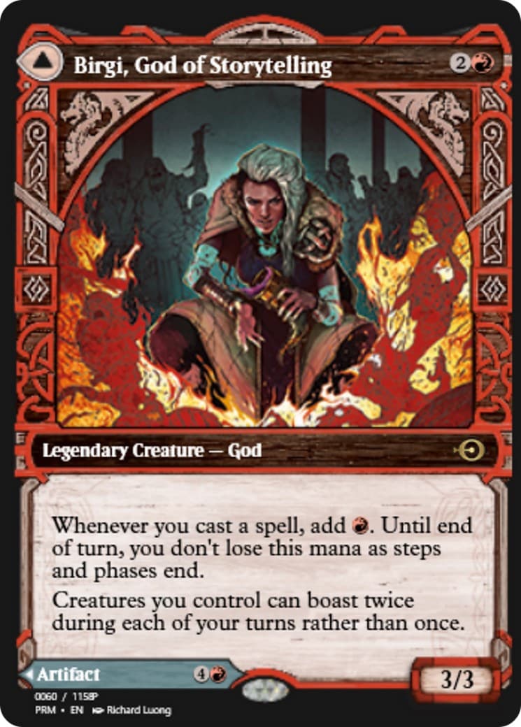 Birgi, God of Storytelling // Harnfel, Horn of Bounty - Image 1