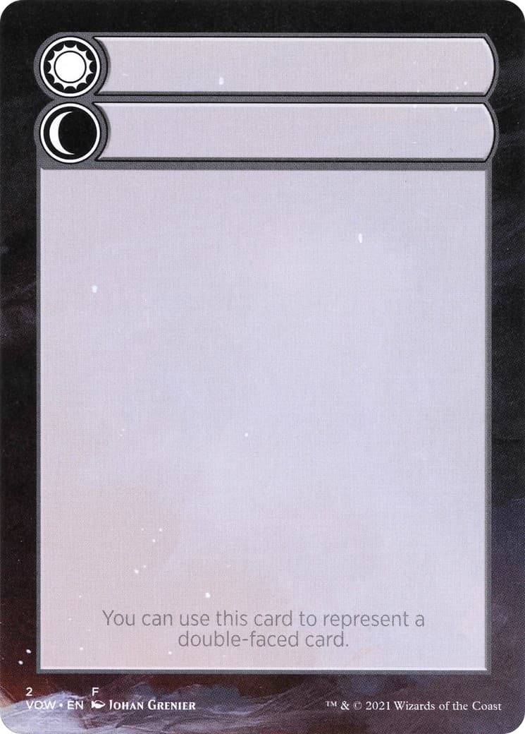Double-Faced Substitute Card - Image 1