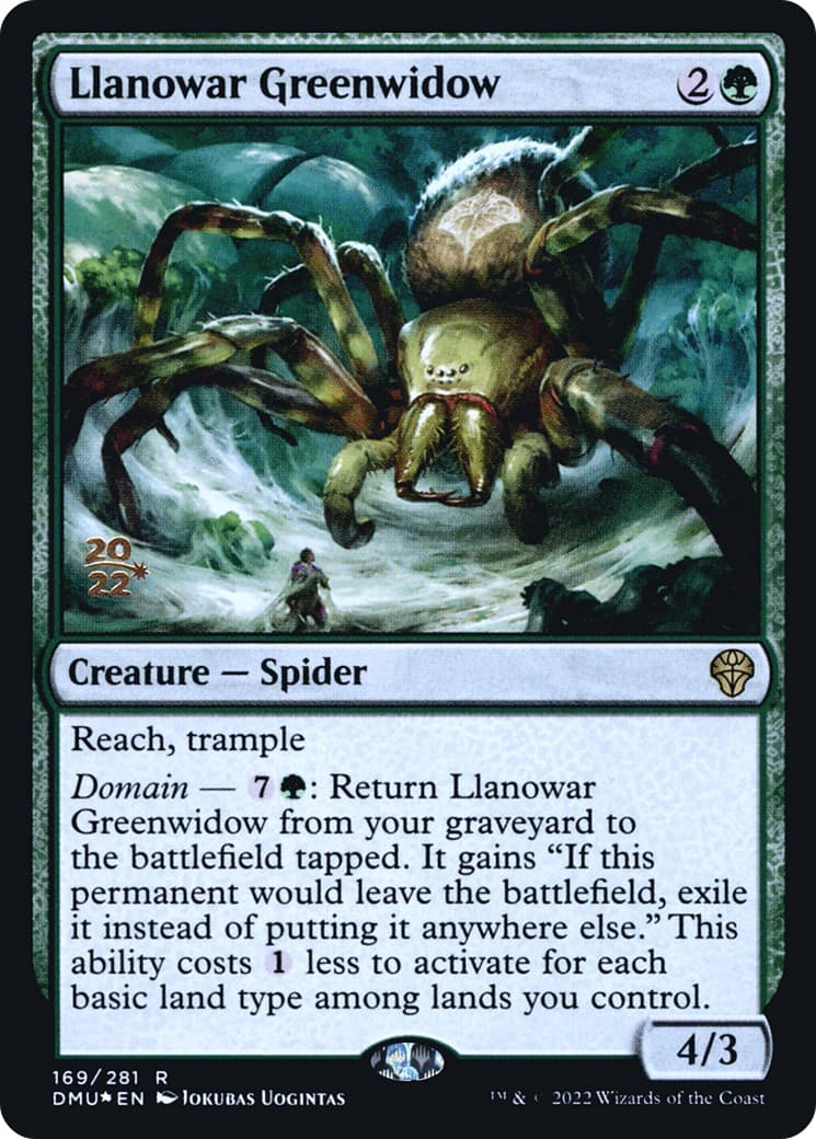Llanowar Greenwidow - Image 1