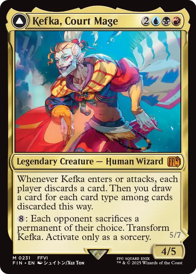 Kefka, Court Mage // Kefka, Ruler of Ruin - Image 1