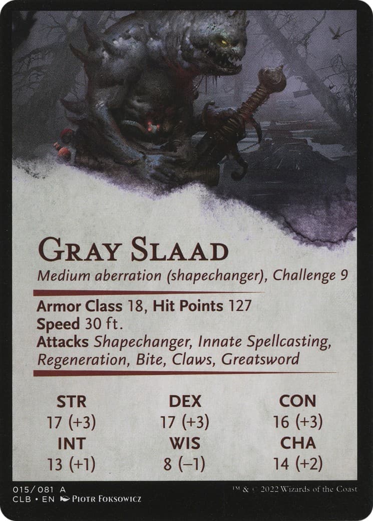 Gray Slaad // Gray Slaad thumbnail 2