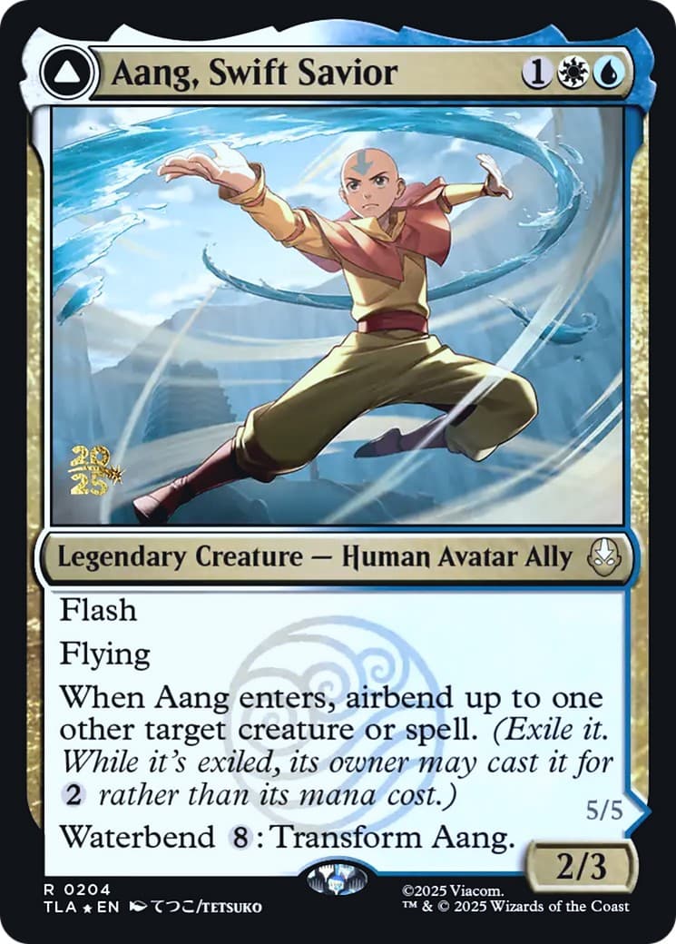 Aang, Swift Savior // Aang and La, Ocean's Fury - Image 1