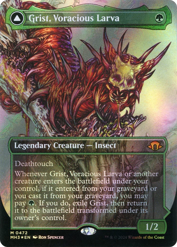 Grist, Voracious Larva // Grist, the Plague Swarm - Image 1