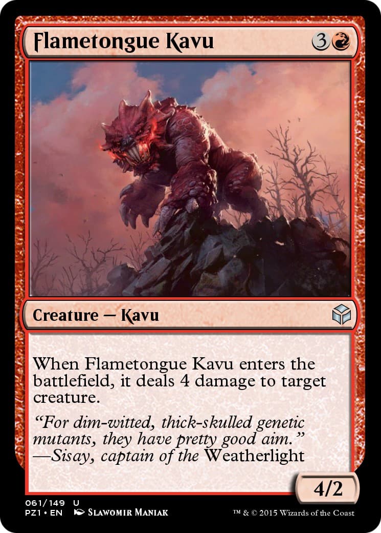 Flametongue Kavu - Image 1