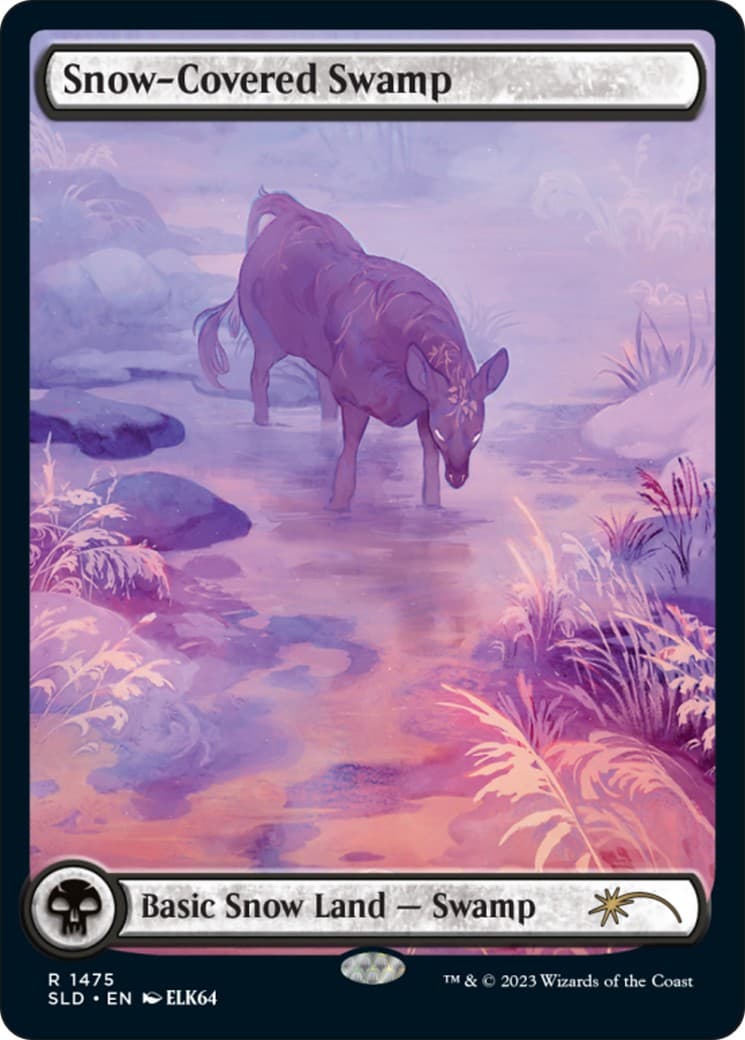 Snow-Covered Swamp - Image 1