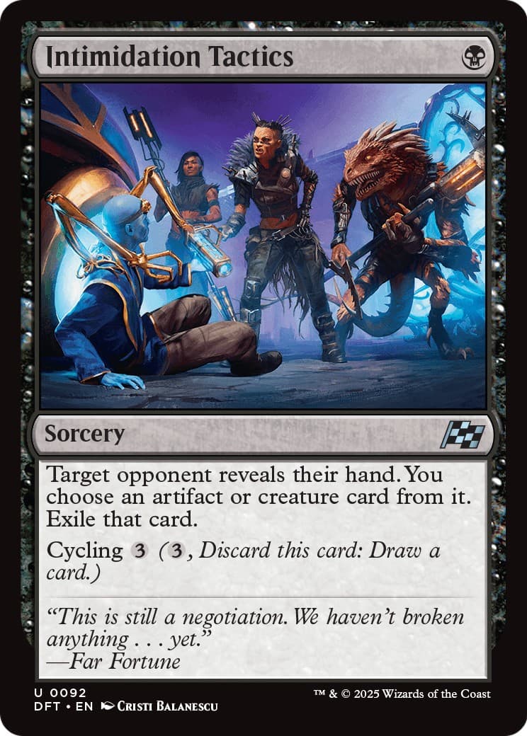 Intimidation Tactics - Image 1