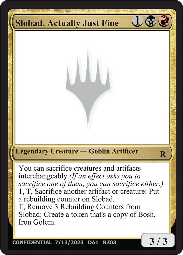 Slobad, Actually Just Fine - Image 1