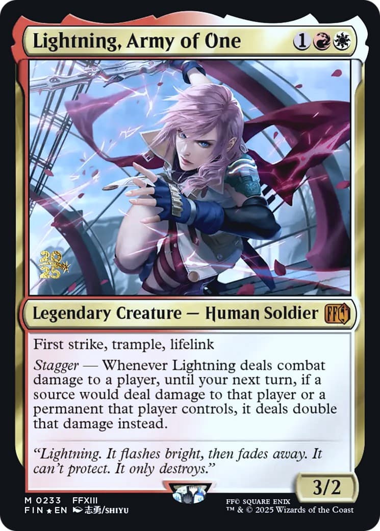 Lightning, Army of One - Image 1