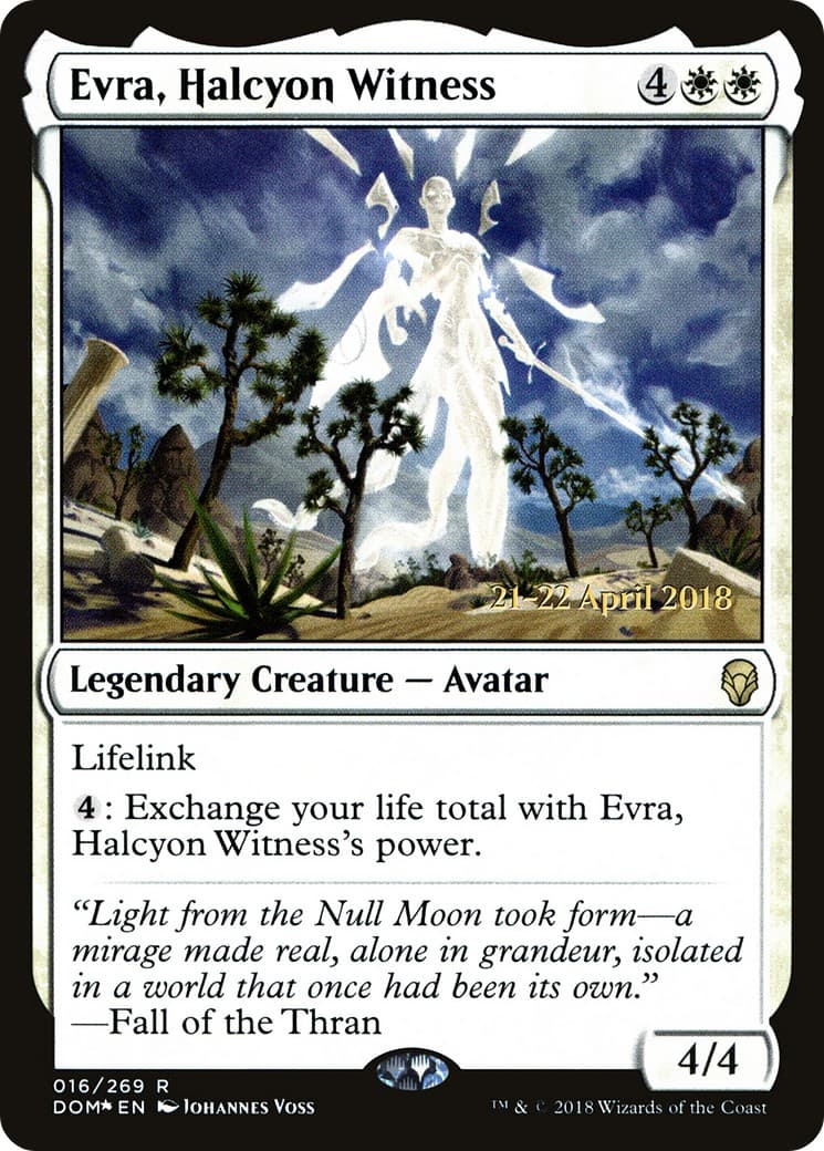 Evra, Halcyon Witness - Image 1