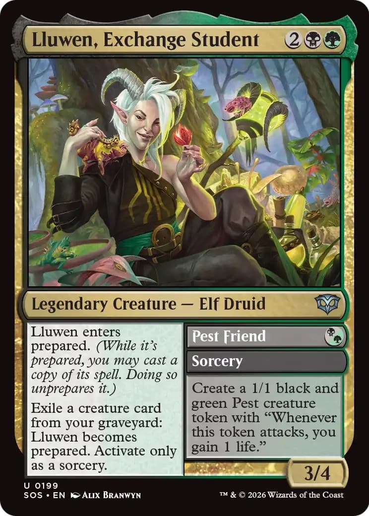 Lluwen, Exchange Student // Pest Friend - Image 1