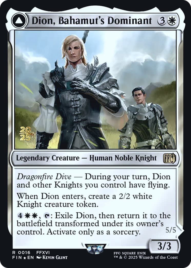 Dion, Bahamut's Dominant // Bahamut, Warden of Light - Image 1