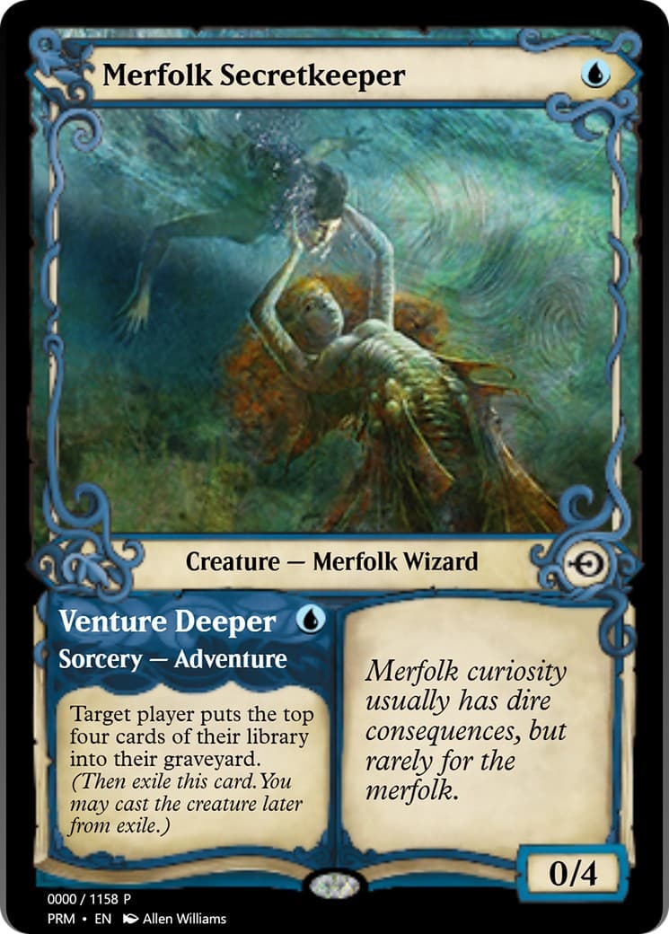 Merfolk Secretkeeper // Venture Deeper - Image 1