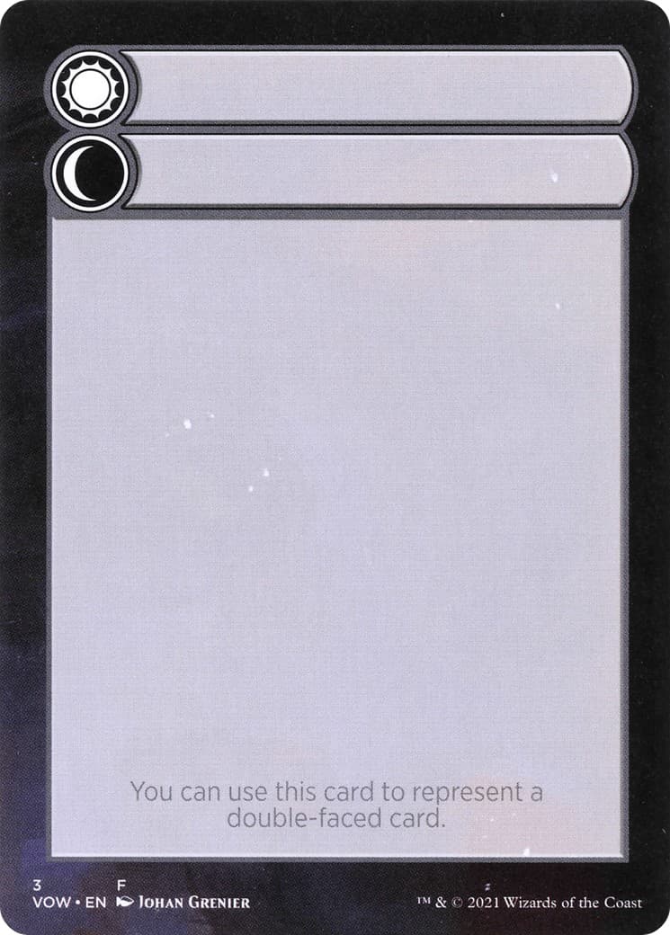Double-Faced Substitute Card - Image 1