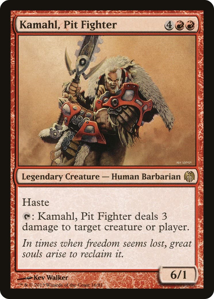 Kamahl, Pit Fighter - Image 1