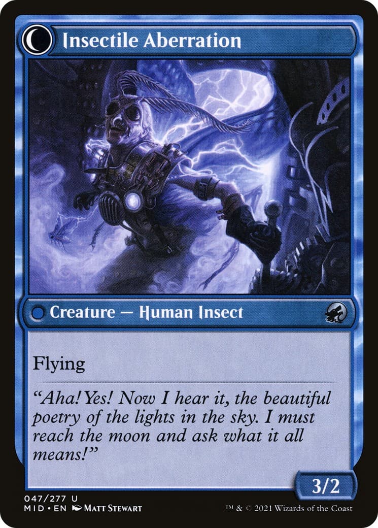 Delver of Secrets // Insectile Aberration thumbnail 2