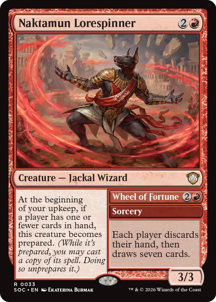 Naktamun Lorespinner // Wheel of Fortune - Image 1