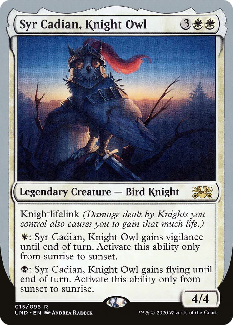 Syr Cadian, Knight Owl - Image 1
