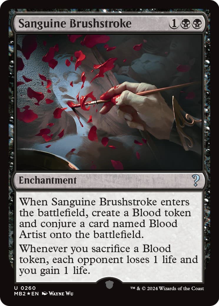 Sanguine Brushstroke - Image 1