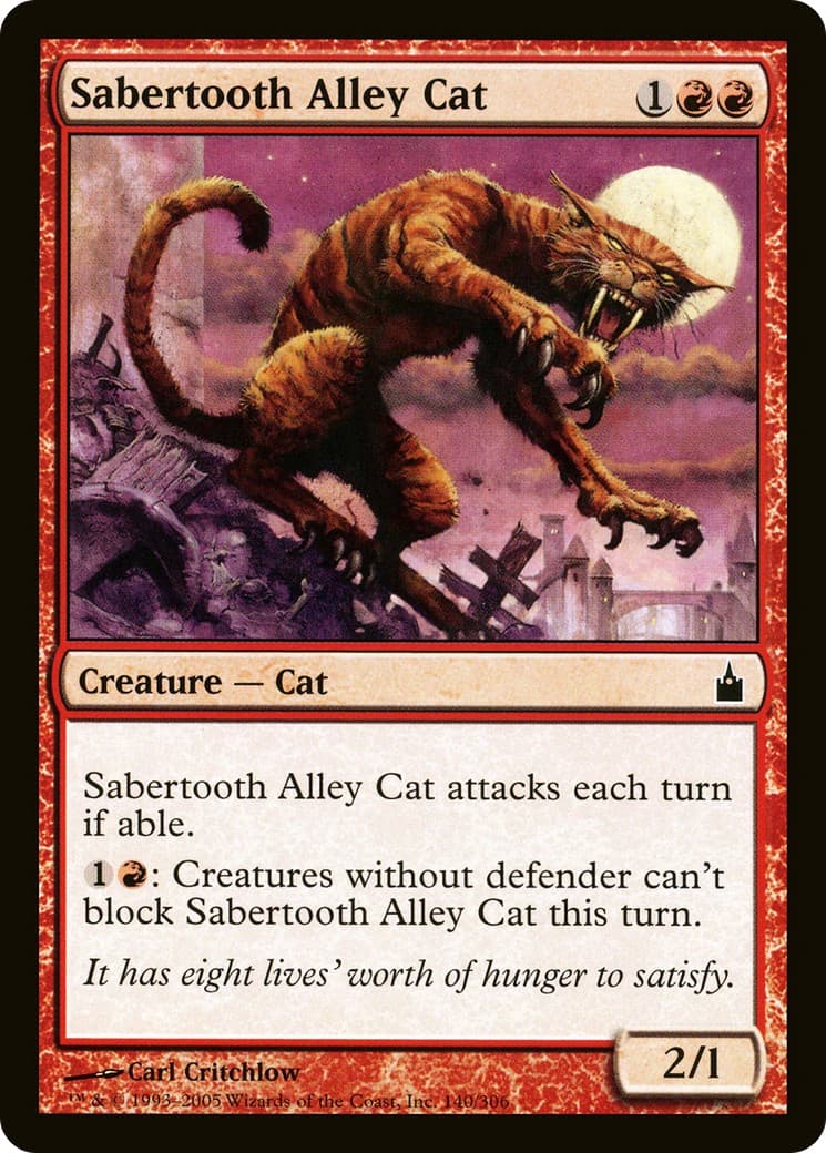 Sabertooth Alley Cat - Image 1