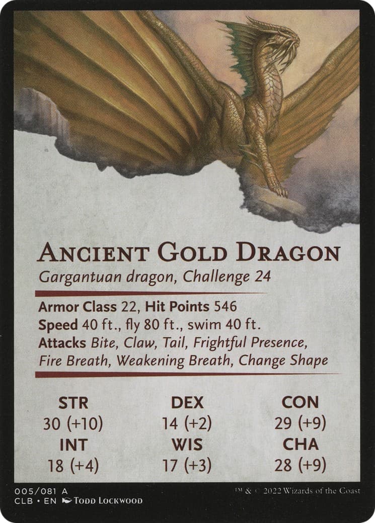 Ancient Gold Dragon // Ancient Gold Dragon thumbnail 2