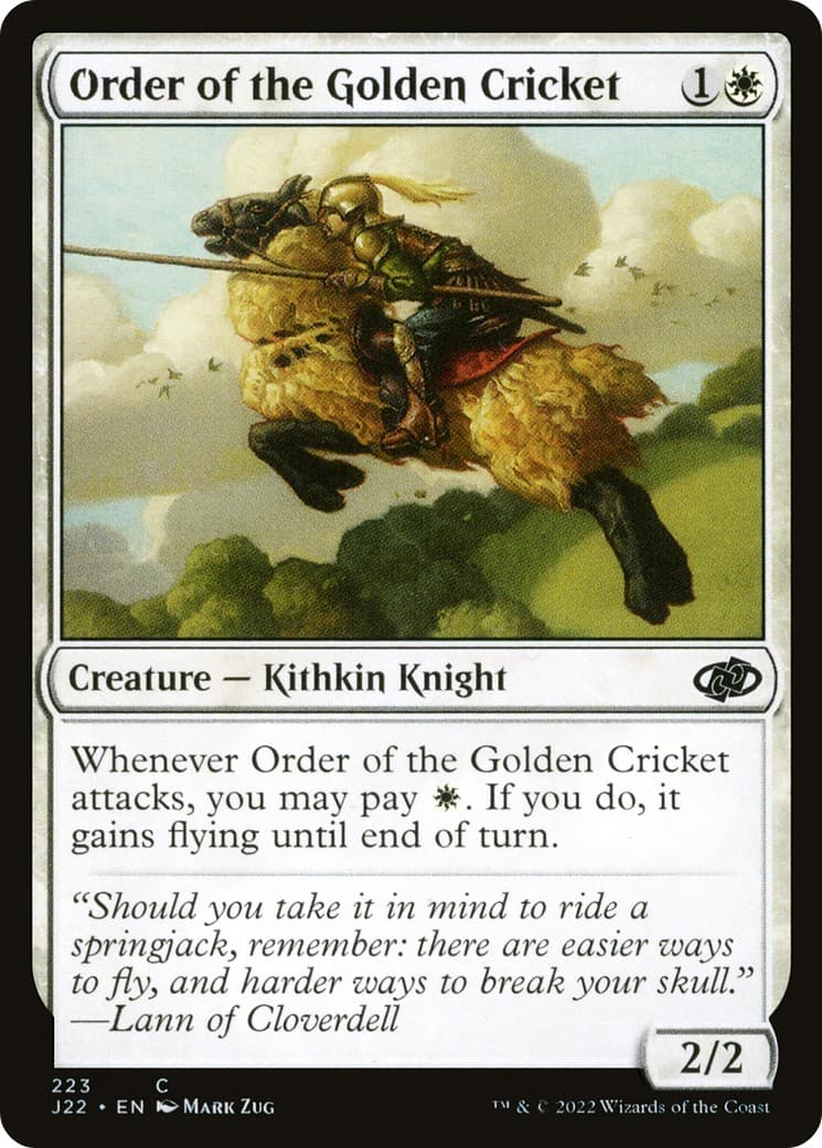 Order of the Golden Cricket - Image 1