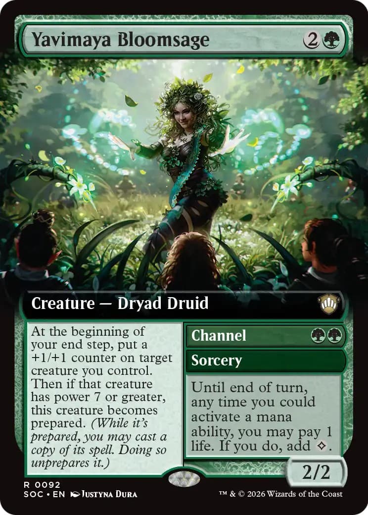 Yavimaya Bloomsage // Channel - Image 1