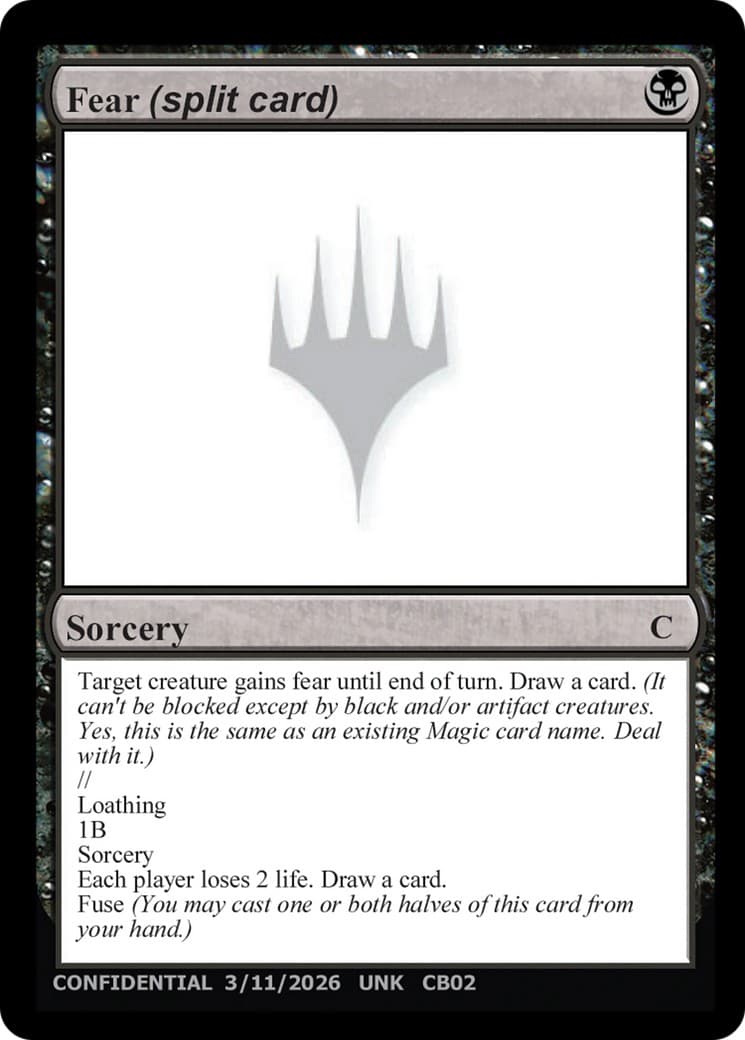 Fear (split card) // Loathing - Image 1