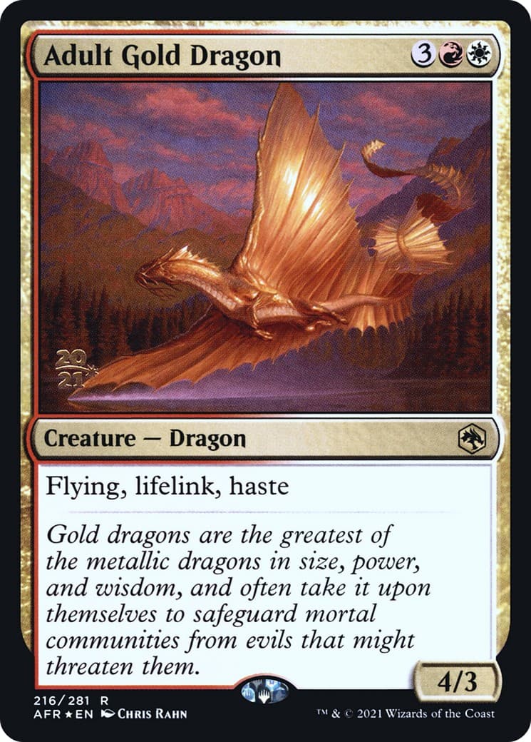 Adult Gold Dragon - Image 1