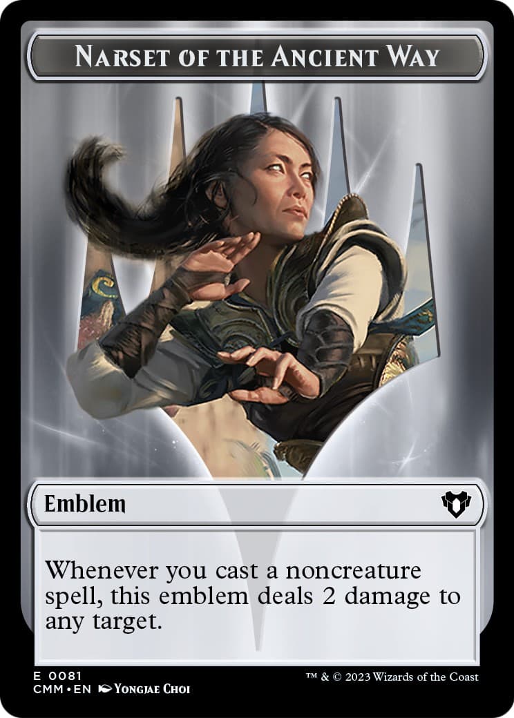 Narset of the Ancient Way Emblem - Image 1