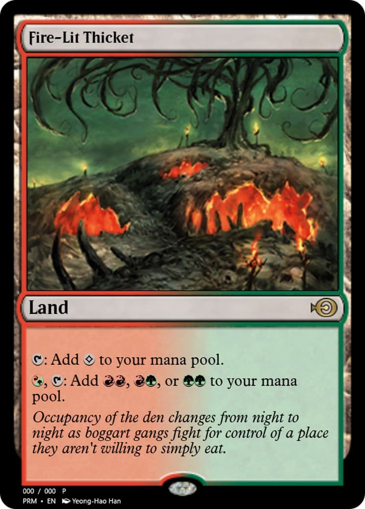 Fire-Lit Thicket - Image 1