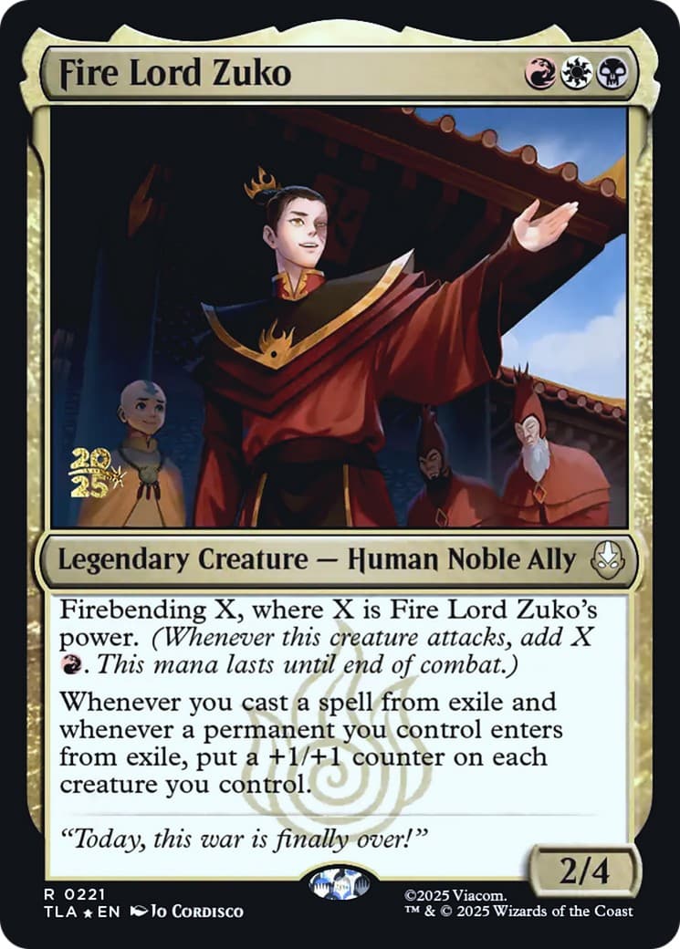 Fire Lord Zuko - Image 1