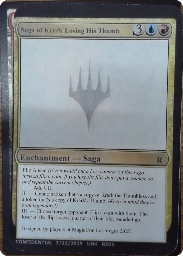 Saga of Krark Losing His Thumb - Image 1