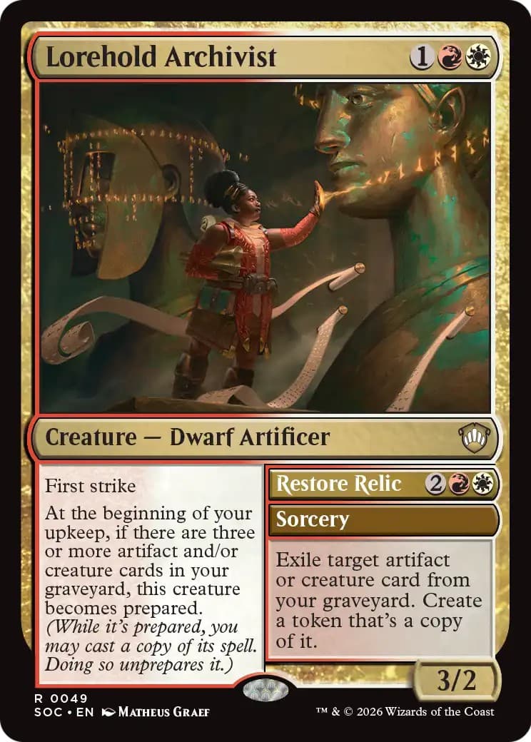 Lorehold Archivist // Restore Relic - Image 1
