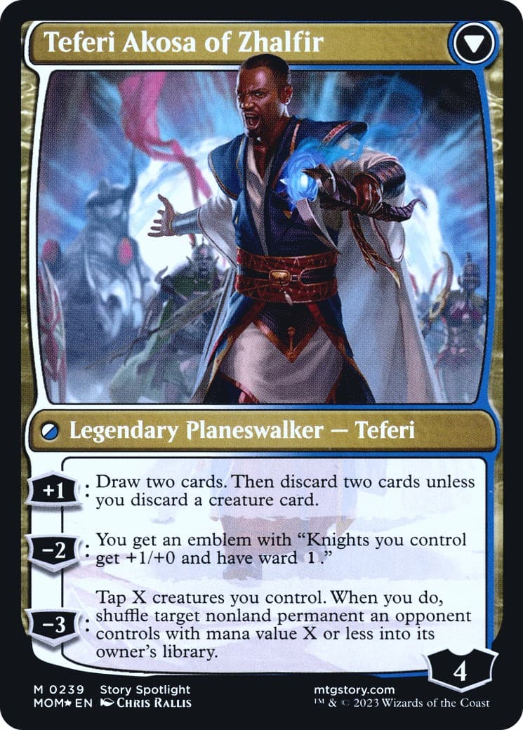 Invasion of New Phyrexia // Teferi Akosa of Zhalfir thumbnail 2
