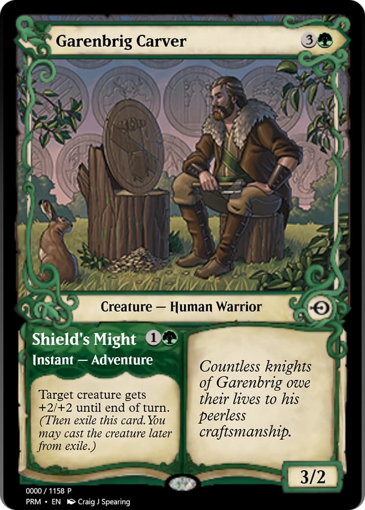 Garenbrig Carver // Shield's Might - Image 1