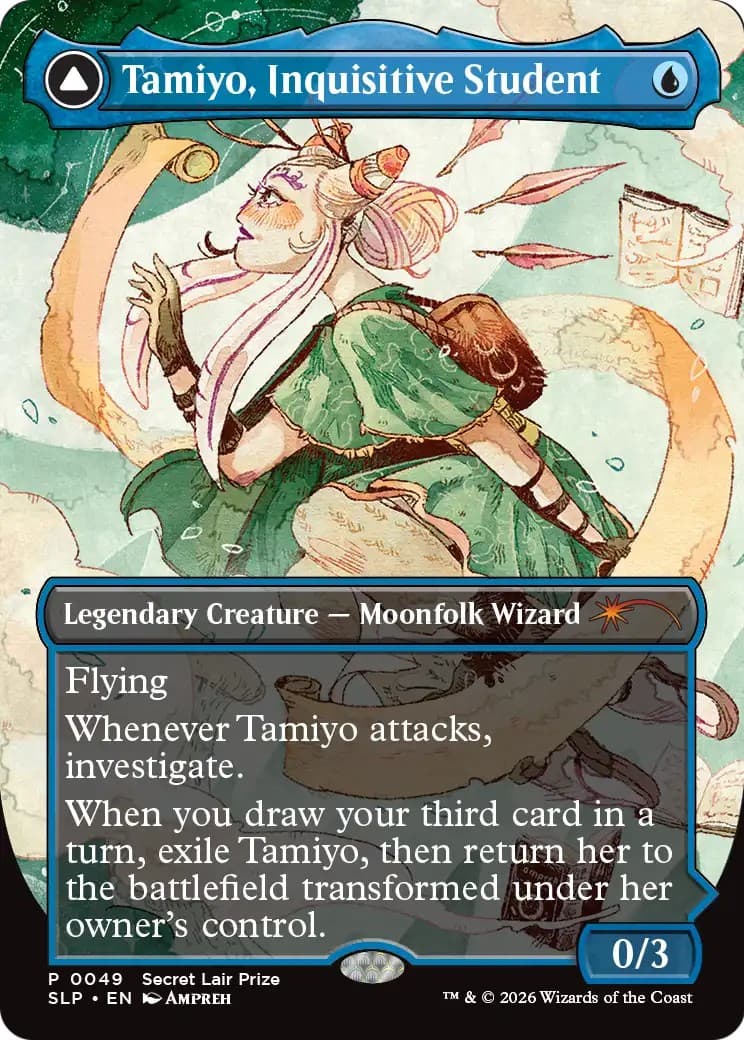 Tamiyo, Inquisitive Student // Tamiyo, Seasoned Scholar - Image 1