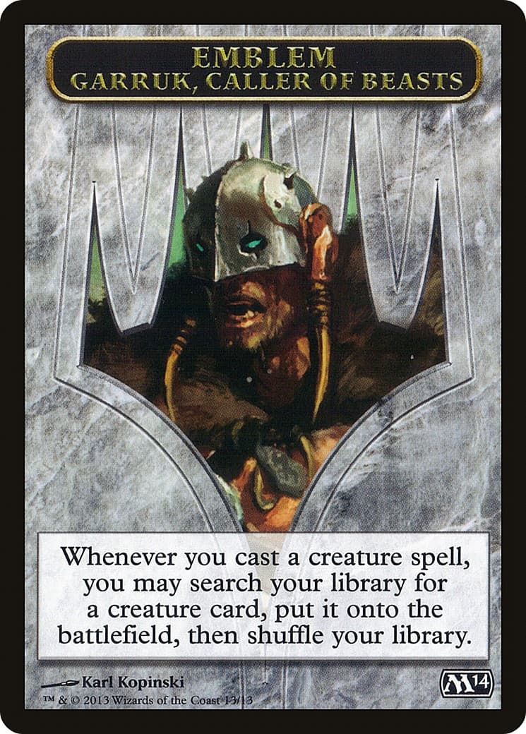 Garruk, Caller of Beasts Emblem - Image 1