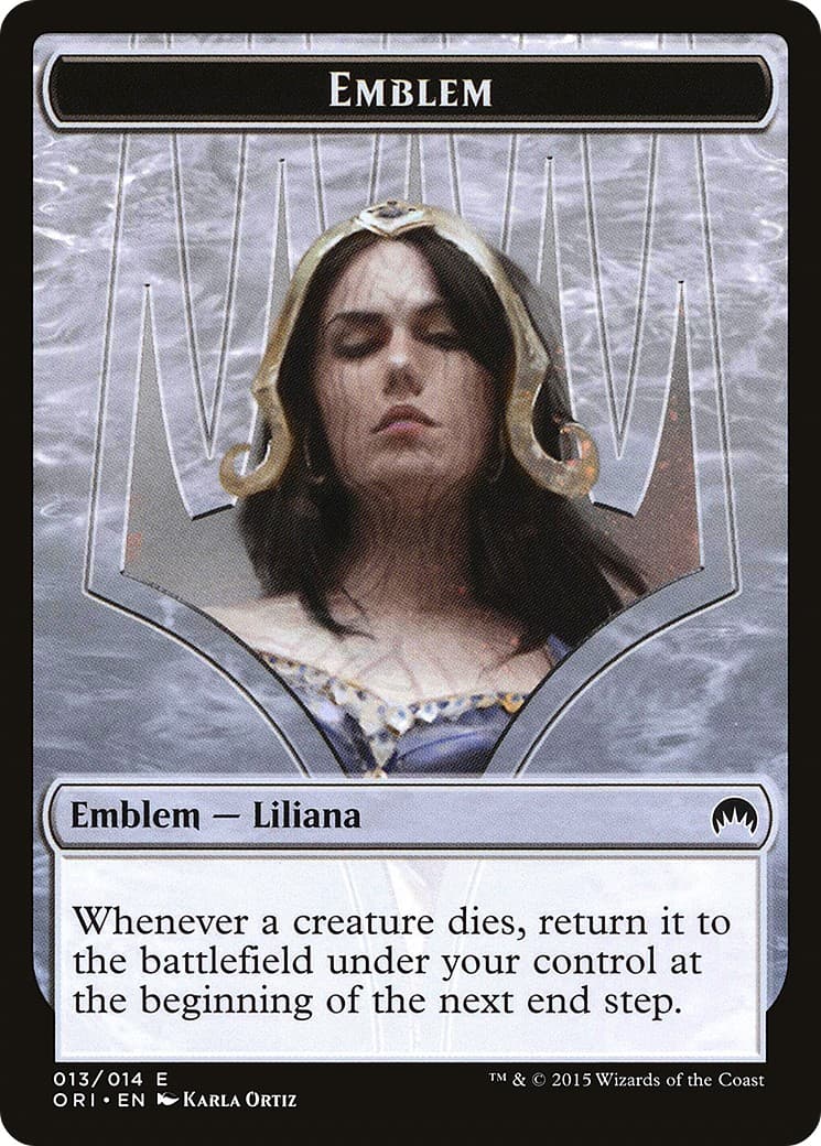Liliana, Defiant Necromancer Emblem - Image 1