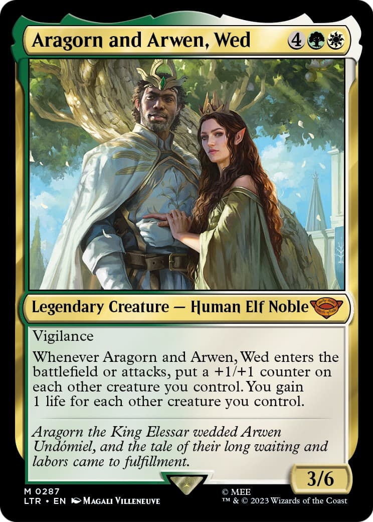Aragorn and Arwen, Wed - Image 1