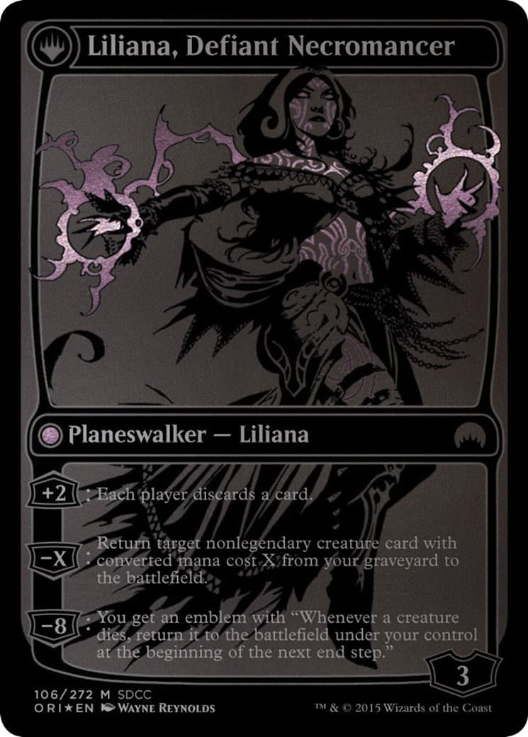 Liliana, Heretical Healer // Liliana, Defiant Necromancer thumbnail 2