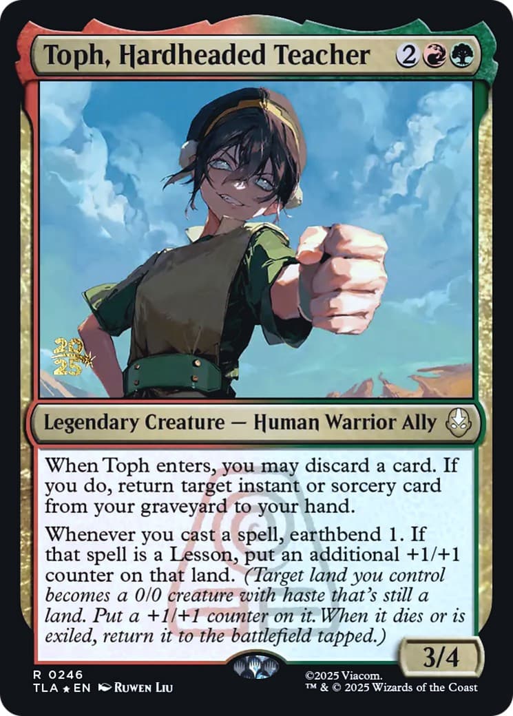 Toph, Hardheaded Teacher - Image 1