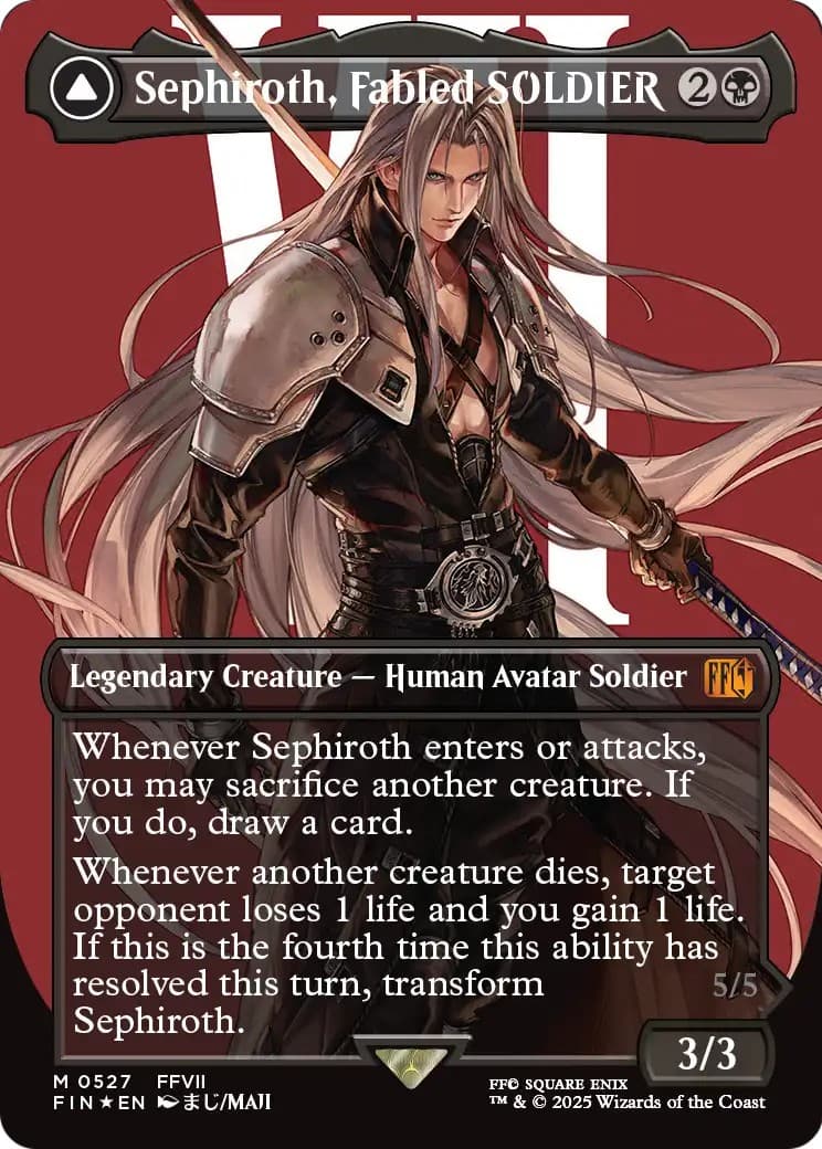 Sephiroth, Fabled SOLDIER // Sephiroth, One-Winged Angel - Image 1